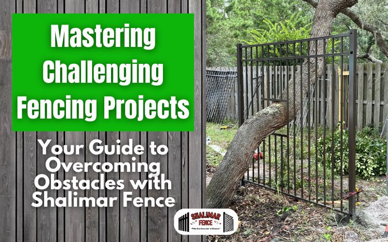 Mastering Challenging Fencing Projects with Shalimar Fence