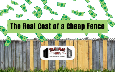 The Real Cost of a Cheap Fence