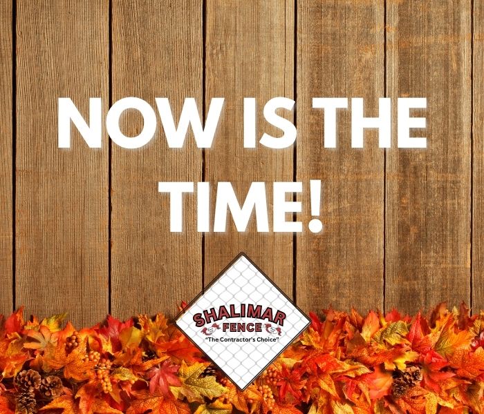 The Best Time of Year to Build a Fence